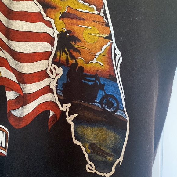 Vintage 1987 Harley Davidson T-Shirt Size M - Picture 9 of 16